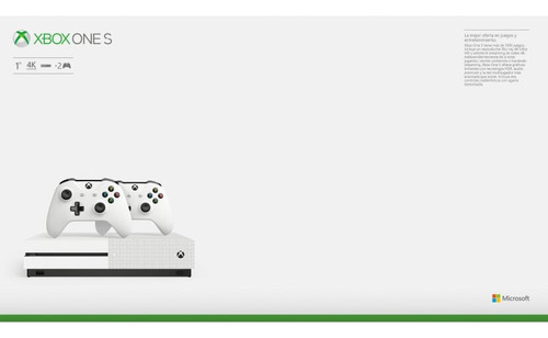 Consola Xbox One S Paquete De Dos Controles 1tb Jmt