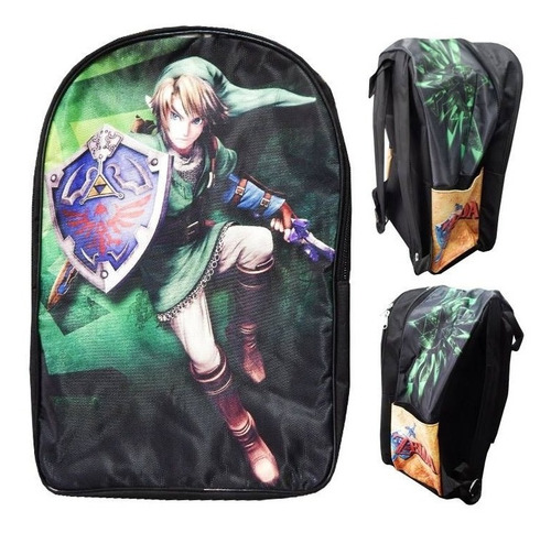 The Legend Of Zelda Mochila Backpack Link Escudo