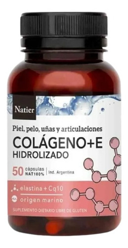 Natier Colágeno + Vitamina E Con Coq10 50 Caps