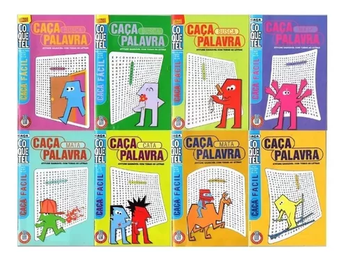 Box com 6 Revistas Coquetel - Caça Palavra Mata Fácil - Outros Livros -  Magazine Luiza