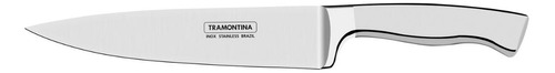 Cuchillo Chef Tramontina con hoja de acero inoxidable Cronos 8