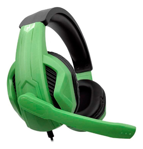 Auriculares Headset Gamer Noga Stormer St-9028 3.5mm Consola Color Verde