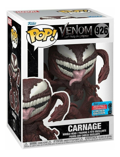 Funko Pop Marvel Venom 2 Carnage Nycc 2021
