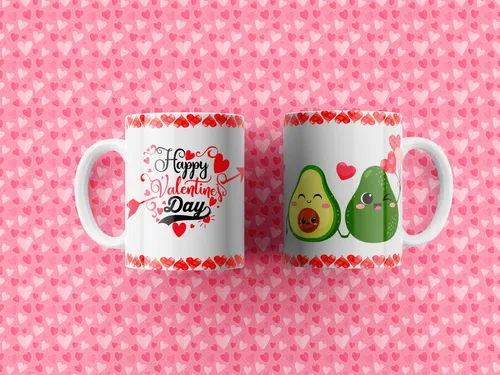 Tazón Taza Sublimada Love Avocado Varios Diseños Goodgoods