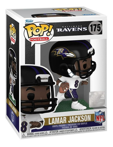 Funko Pop! Nfl Ravens - Lamar Jackson #175 Away