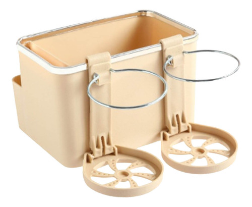 Caja De Almacenamiento H Para Reposabrazos De Coche, Taza De