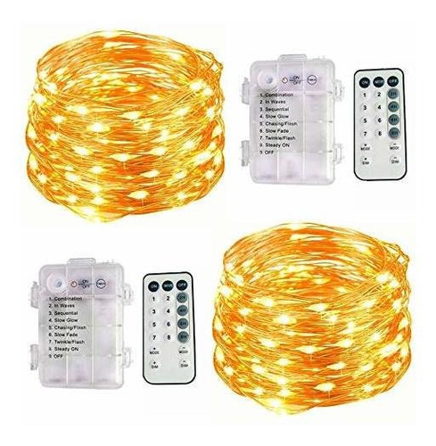 Luces De Cadena Led Usb 8 Modos 200 Luces Led Estrelladas Lu