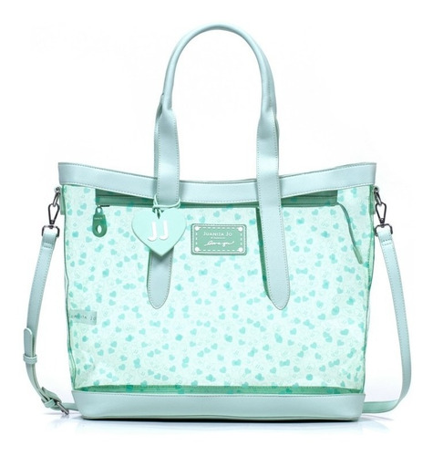 Cartera Juanita Shopping Bag Cancun Aqua 10878