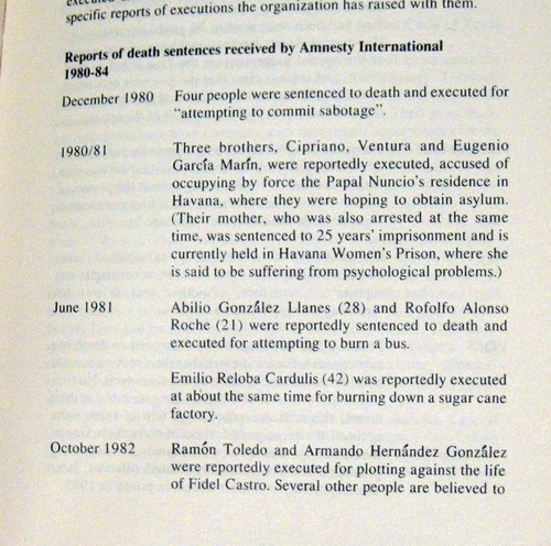 Amnesty International Political Imprisonment In Cuba 1987
