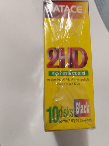 Diskette Datace 3'5 10 Unidades 2hd 1.44 Nuevo (#2609