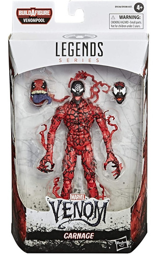 Carnage Marvel Legends Series Venom Hasbro Venompool Baf