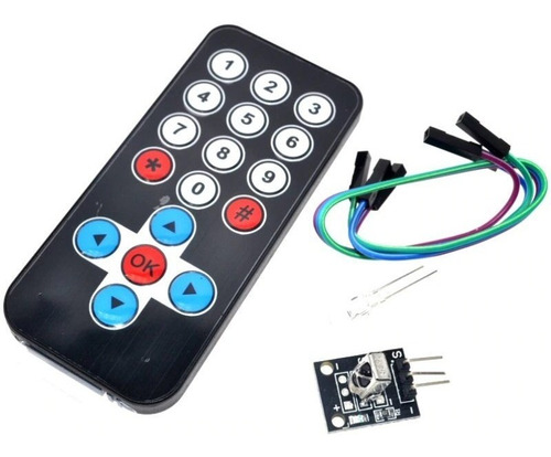Kit De Control Remoto Con Módulo Receptor Infrarrojo, Hx1838