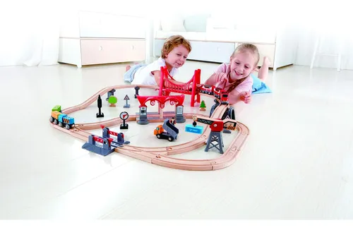 Busy City Train Rail Set Hape