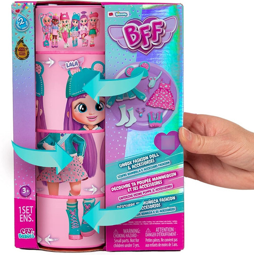 Cry Babies Bff Muñeca Lala 9 Sorpresas 20 Cm 2023 S2