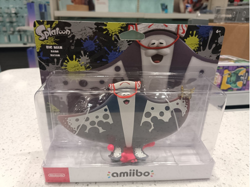 Amiibo Splatoon Big Man Americano Nuevo 