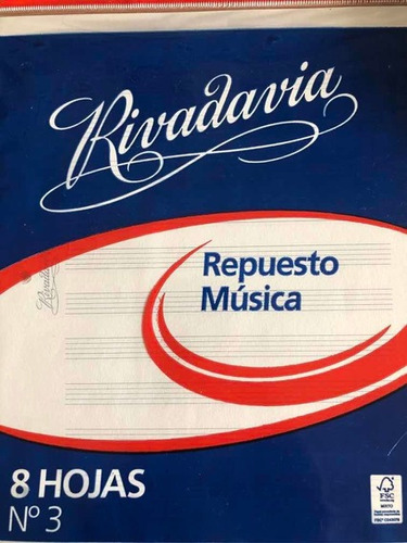 Repuesto Rivadavia 8 Hjs Musica N3