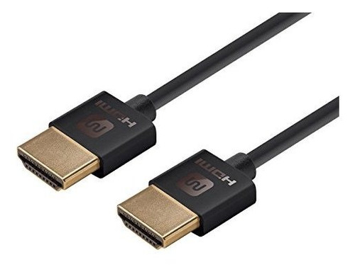 Cable Hdmi De Alta Velocidad 6 Pulgadas Negro 4k 60hz H...