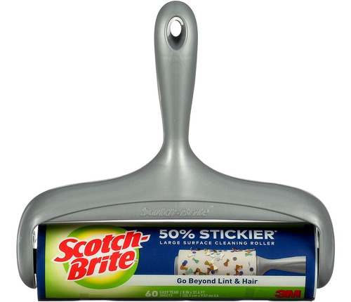 Scotch-brite Rodillo De Superficie Grande 50% Mas Pegajoso 