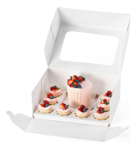 Blackridge Home Bento Cake And Cupcake Box - 5 Juegos: Mini 