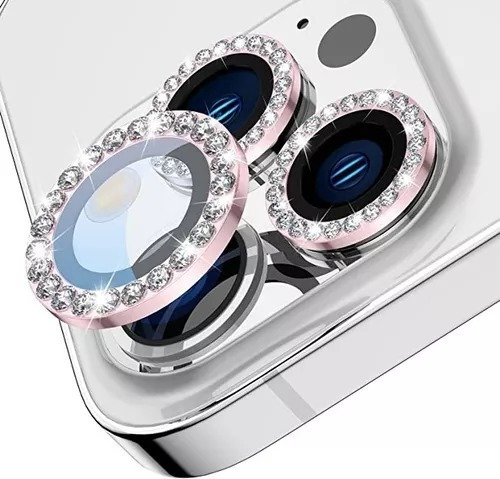 Vidrio Protector Lente Strass Para iPhone 14 Pro/14 Pro Max