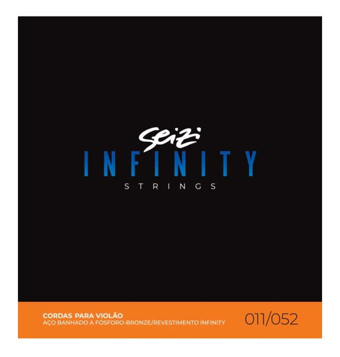 Imagem 1 de 1 de Encordoamento Seizi Infinity Violao Aco 011 Phosphor Bronze