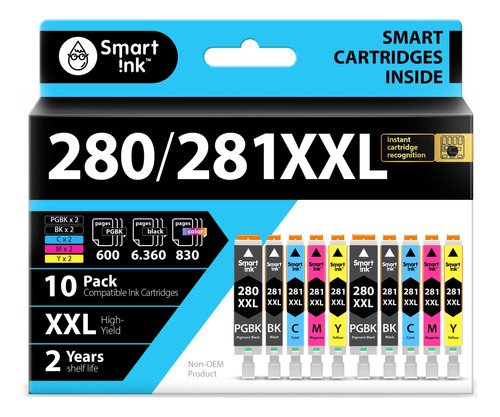 Smart Ink Cartucho De Tinta De Repuesto Compatible Para Can.