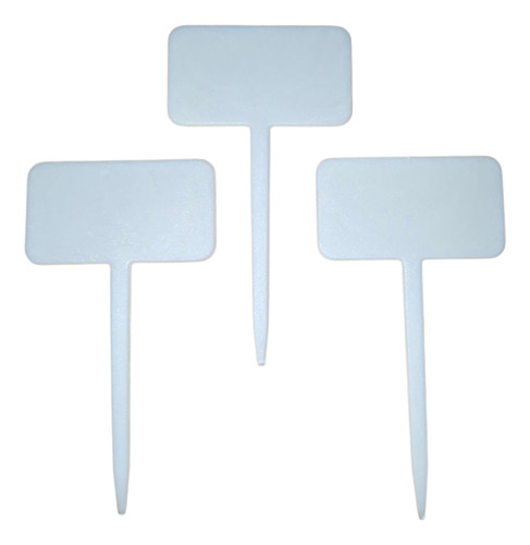 Pinches Blancos Para Picada X 20 Unidades - Cumpleaños Agua Rectangular