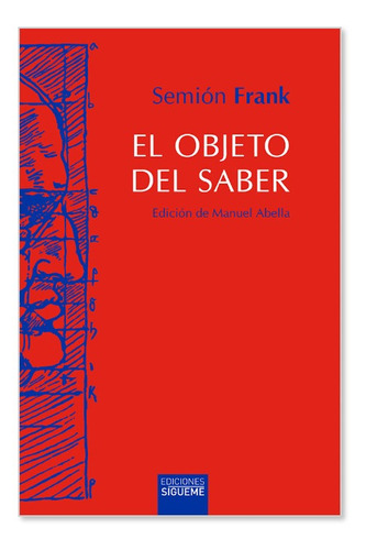 Libro El Objeto Del Saber