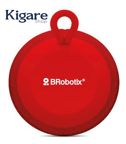Bocina Bluetooth Fm/usb Redonda Rojo Brobotix