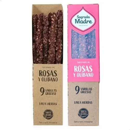 Sahumerio Rosas Y Olíbano Sagrada Madre