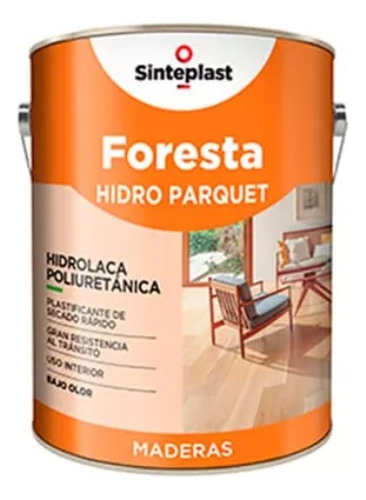 Foresta Hidro Parquet Satinado X 1 Lt Prestigio Hidrolaca