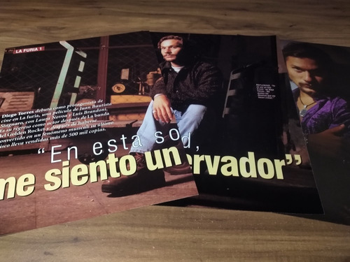(ar429) Diego Torres * Clippings Revista 3 Pgs * 1997