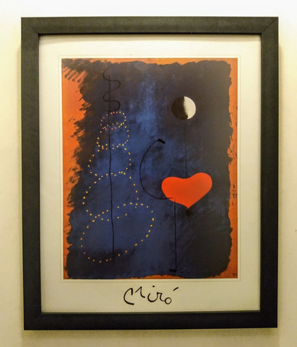 Joan Miró _ Bailarina 2 _ Litografía Enmarcada