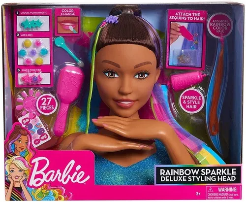 Cabeza de barbie para peinar y maquillar cheap