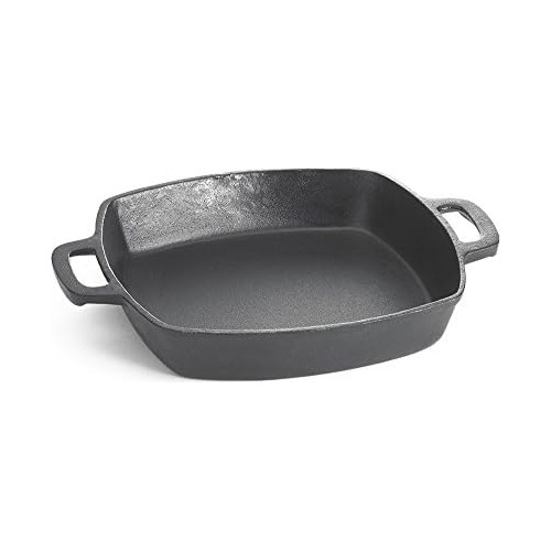 Pre-seasoned 10' Cast Iron Square Fry Pan | Commerical ...