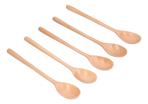 Cuchara De Comida, Mango Largo, 5 Unidades, Para Mezclar Arr
