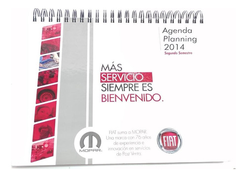 Agenda Planning Segundo Semestre 2014 Original Fiat Mopar