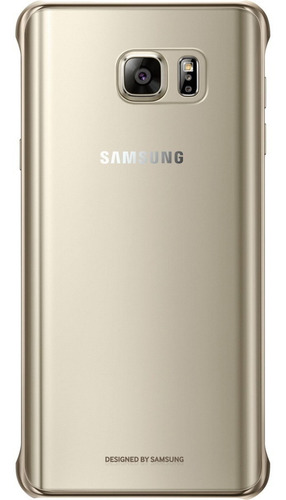 Case Samsung Clear Cover  Para Galaxy Note5  Gold