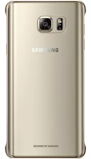 Case Samsung Clear Cover Para Galaxy Note 5 Gold