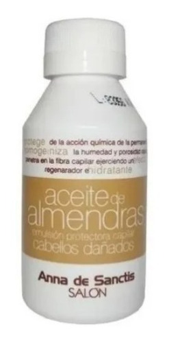 Aceite De Almendras Anna De Sanctis Reparacion Capilar 120ml