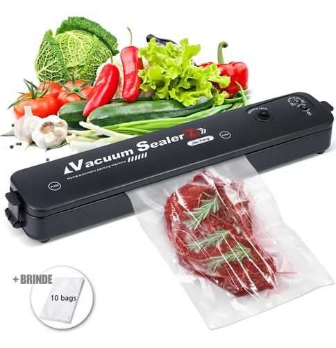 Selladora al vacío para carnes, verduras, frutas, documentos, fotos, máquina selladora al vacío portátil a color, 110 V/220 V