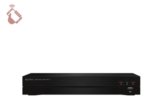 Dvr Stand Alone 04 Canais 1080p 5x1 2mega Pixels Anpoe Elsys