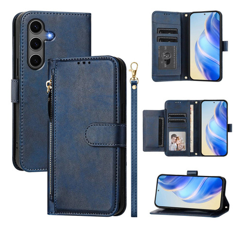 Funda De Piel Tipo Cartera Para Samsung Galaxy A55, A35, A25, A15, A05, A05, Etc.