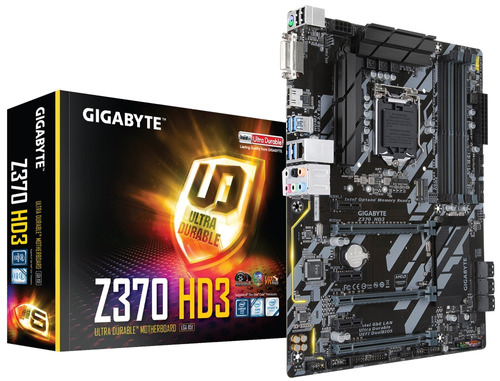 Board Intel Gigabyte Z370 Hd3 Para Procesadores De 8va. Gen