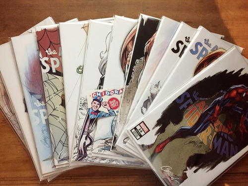 Comic Set - Amazing Spider-man #14 Scott Campbell 12 Covers (Usado)