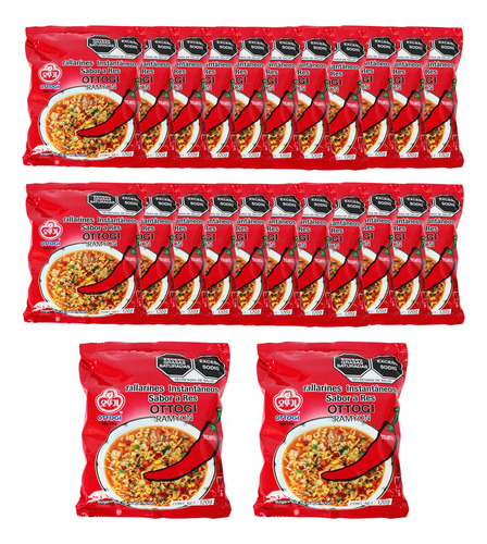 Ramen Fideo Instantaneo X 24 Pcs Ottogi Ramyon Coreano 120g