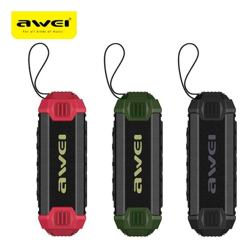 Altavoz Awei Y280 Altavoz Bluetooth recargable Altavoz de color negro de 16 W
