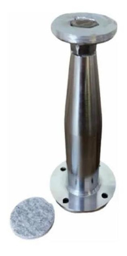 Kit 04 Pé De Armário Alumínio Para Móveis - 15cm - Regulável