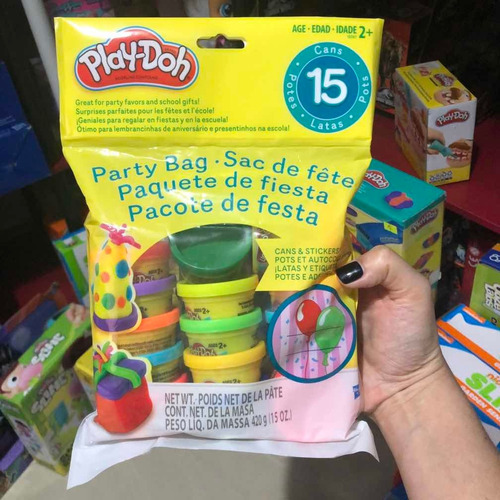 Imagen 3 de 8 de Play Doh Paquete De Fiesta 15 Colores Plastilinas