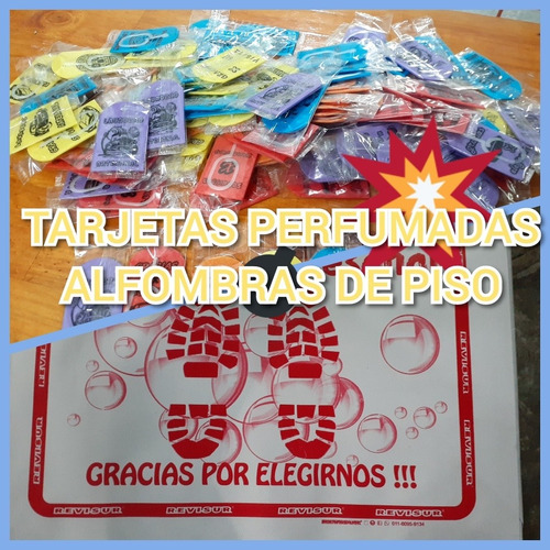 Tarjetas Perfumadas 100 Unidades Alfombras De Piso 200unids